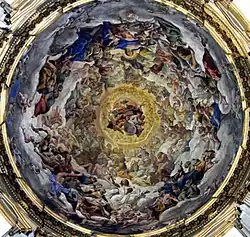 Gloria del Paradiso, 1641-1643 (cúpula de la capilla de San Gennaro, Nápoles)