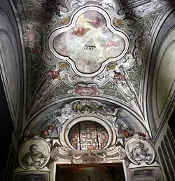 Soffitto de la capilla de Santa Agata y Omobono (anónimo del XVIII)