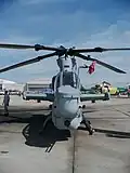 AH-1Z en el air show de Miramar, vista frontal.