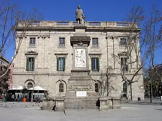 A López y López (1884), de Josep Oriol Mestres y Venancio Vallmitjana, plaza de Idrissa Diallo.