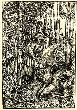 Caza del jabalí, de Lucas Cranach el Viejo (ca. 1506).