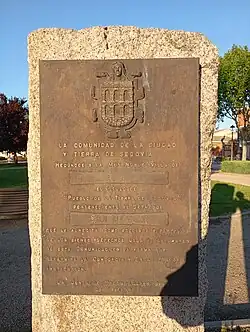 Documento en el que se reconoce a Abades como pueblo de la Tierra de Segovia perteneciente al Sexmo de San Millán