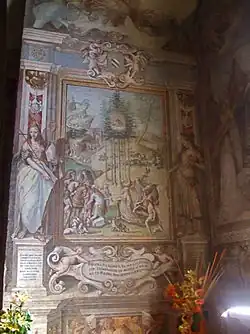 Escena de caza del duque Ratchis de Francesco Nasini