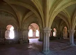 Sala capitular de la abadía de Fontenay.
