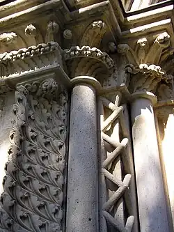 Decoración del pórtico Sur