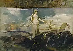Minerva in a Chariot, 1894