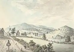 Iglesia de Abernavas y country house (casa campestre), 1795.