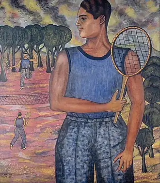 Retrato de Hugo Tilghman (1924), MUNAL, Ciudad de México