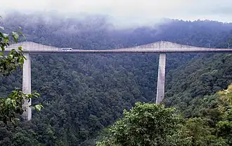Sierra Norte de Puebla al este del estado.