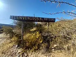 Acceso al Antigal Yavi Chico