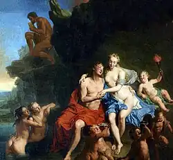 Acis und Galatea, de Jacob van Schuppen ( c. 1730 )