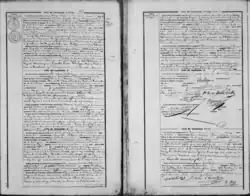 Acta de nacimiento del príncipe Leopoldo (1859)