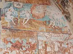 Murales del Templo y exconvento de San Nicolás de Tolentino en Actopan.