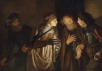 Adam de Coster, La Negación de San Pedro