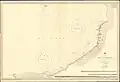 Carta naval de la bahía de Campeche, 1858.
