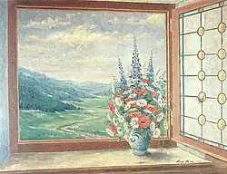 Frühlingsstrauss im Fenster, 1914.