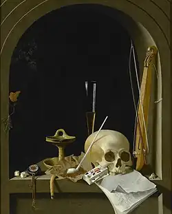 Vanitas en un nicho (1688), Zeeuws Museum, Middelburg