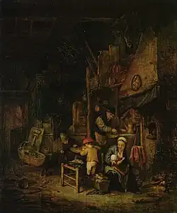 Adriaen van Ostade, Escena de interior