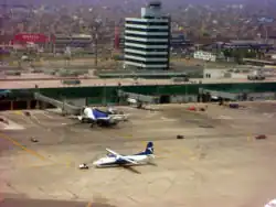Aeropuerto Internacional Jorge Chávez de Perú.