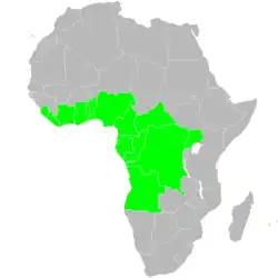 Países con presencia de atangas