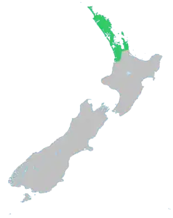 Distribución natural de A. australis