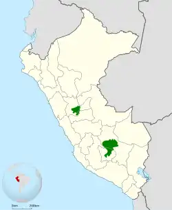 Distribución geográfica del rayo-de-sol-acanelado