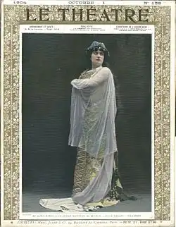 Agnès Borgo en el papel de Salambó (1904).