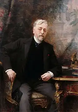 Retrato de Gustave Eiffel (1905), Versalles, Museo de la Historia de Francia.