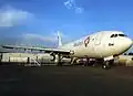 Airbus A300B4-203F de Aerounión (XA-TVU) en el Aeropuerto Internacional de la Ciudad de México.