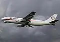 Airbus A300B4-203F de Aerounión (XA-FPP) aterrizando en el Aeropuerto Internacional de la Ciudad de México.