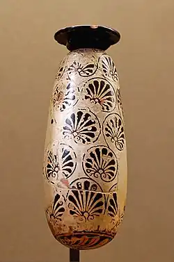 Tipo griego decorado con figuras negras, hacia 540 a. C.