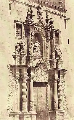 Basílica de Santa María (Alicante), de Laurean Villanueva (1721). -Los siglos del Barroco, pg. 211-