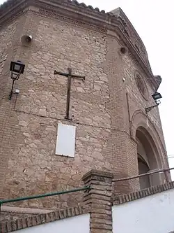 Fachada de la Iglesia parroquial de Santiago
