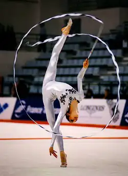 Alba Caride en el Europeo de Oporto (1998).