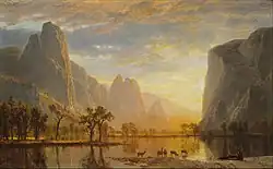 Albert Bierstadt, Valley of the Yosemite, 1864. Museo de Bellas Artes, Boston