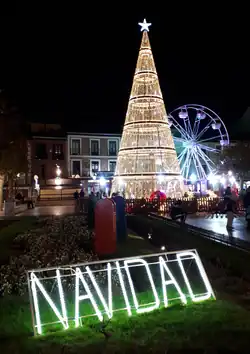 Luces de Navidad en Alcalá de Henares.