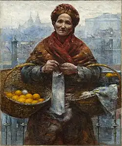 Mujer judía vendiendo naranjas (1881)