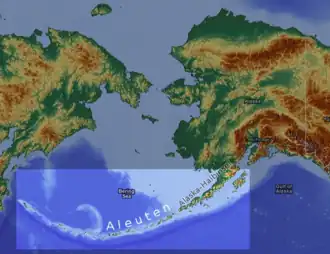 Mapa físico de las islas