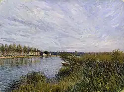 Vista de Saint-Mammès, (circa 1880). Museo Walters.