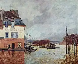 Alfred Sisley : La inundación en Port-Marly (1876)