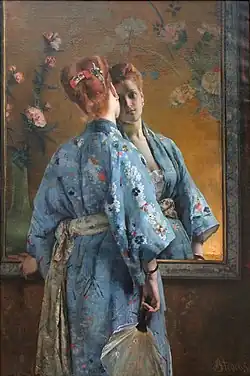 La parisina japonesa, 1880, Musée des beaux-arts de Liège.