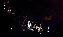 Alice Cooper se presentó alrededor de las 5:00 am el domingo 2 de abril. (Foto: Pedro Collazo)