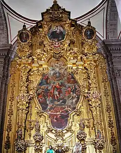 Retablo colateral del Templo de Santa Prisca, Taxco.