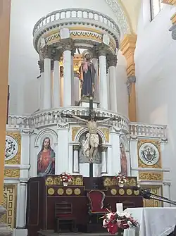 Altar mayor de la Iglesia de San José, obra de Adolfo Dueñas del siglo XIX