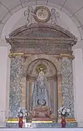 Altar de la Virgen de la O en la iglesia de Santa María Magdalena de Matapozuelos, Valladolid.