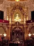 La Virgen de la Asunción en el Altar mayor.