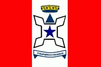 Bandera del estado de Amapá (1984-1991).