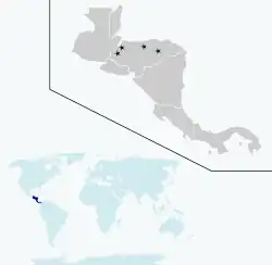 Distribución geográfica de la esmeralda hondureña