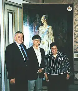 Retrato de la reina por Zhilinski