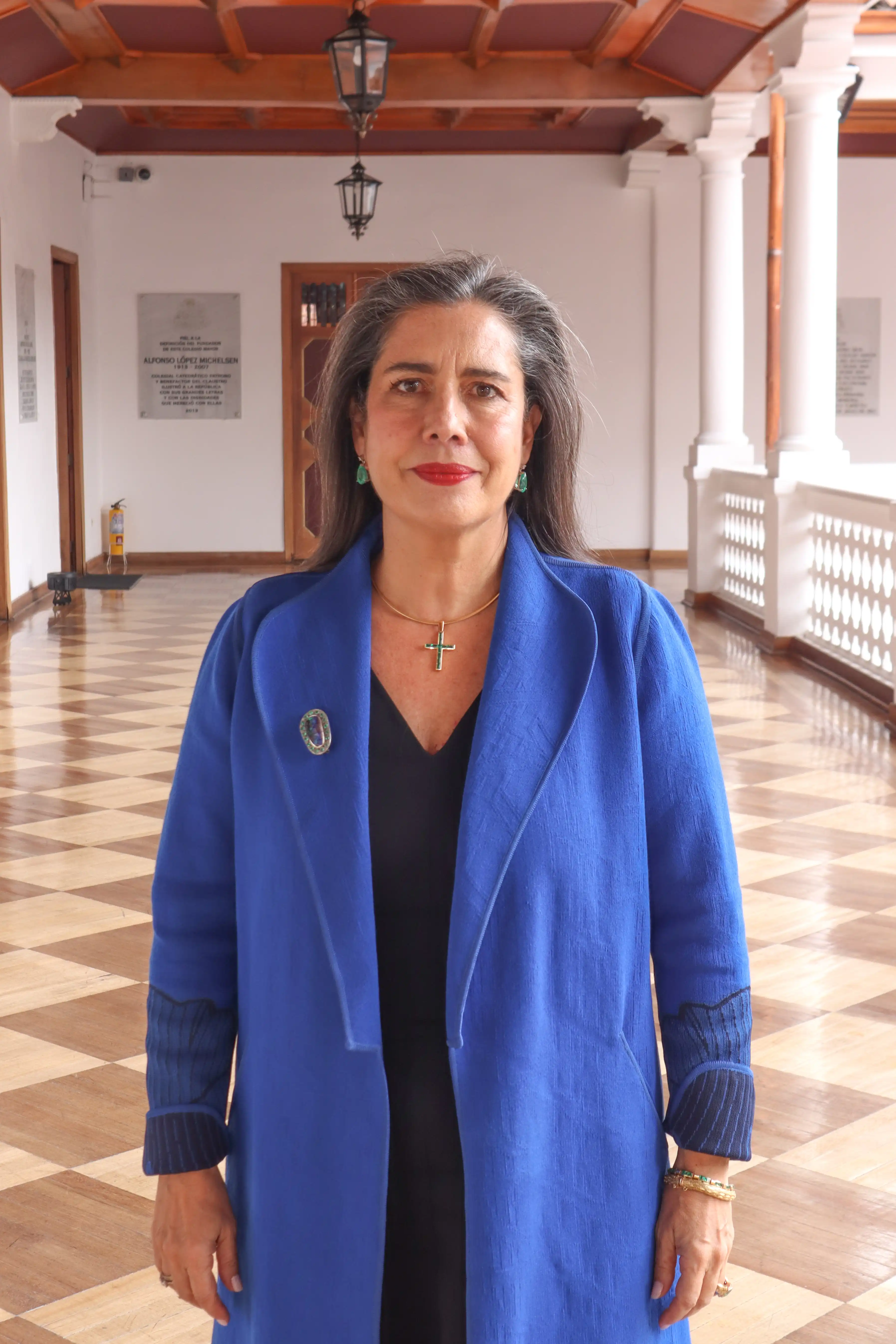 Rectora del Colegio Mayor de Nuestra Señora del Rosario, Dra. Ana Isabel Gómez Córdoba
